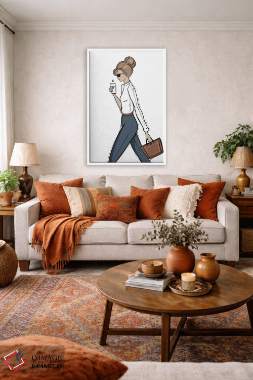 تابلو دکوراتیو بازگشت به کار اثر سابینا فن - D3W