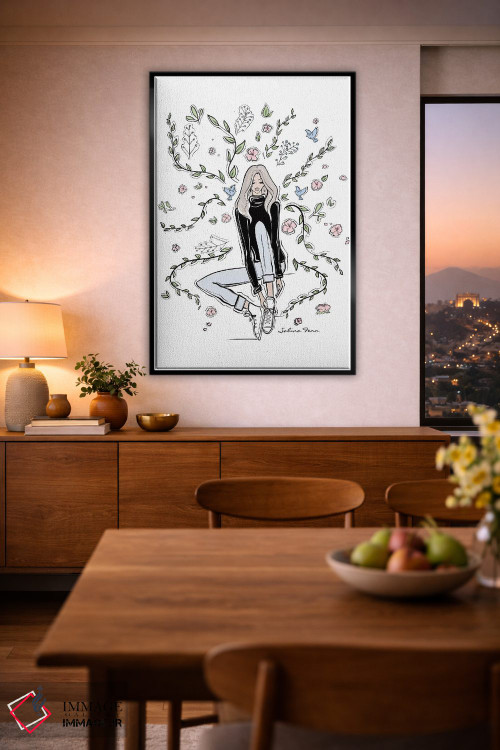 تابلو دکوراتیو رویابین کوچک اثر سابینا فن - D3B