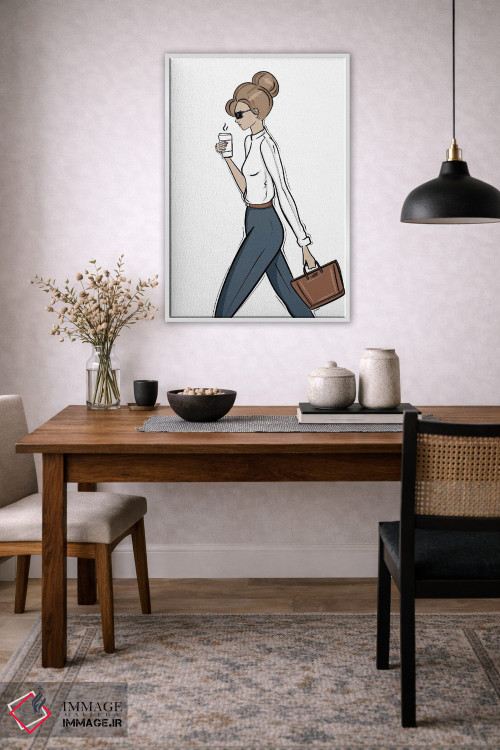 تابلو دکوراتیو بازگشت به کار اثر سابینا فن - D4W