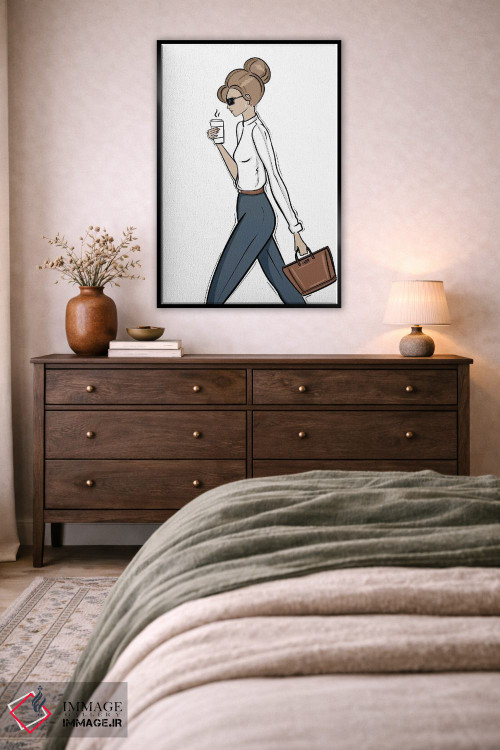 تابلو دکوراتیو بازگشت به کار اثر سابینا فن - D6B