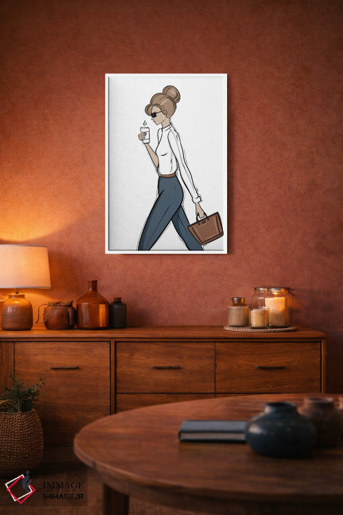 تابلو دکوراتیو بازگشت به کار اثر سابینا فن - D5W