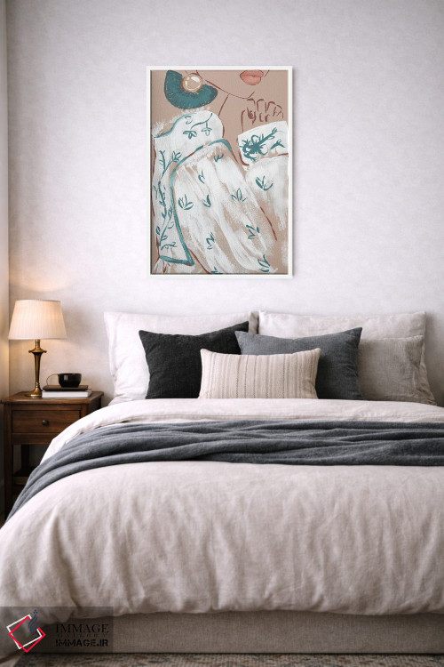 تابلو دکوراتیو آستین بوهو اثر سابینا فن - D4W