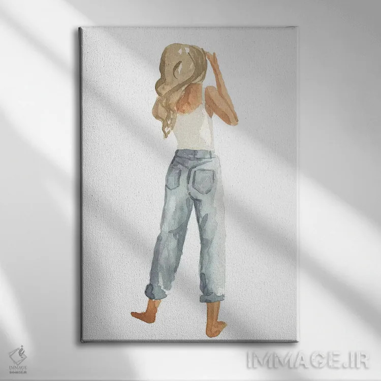 تابلو دکوراتیو ایزابلا اثر سابینا فن - نمای روبهرو روی دیوار