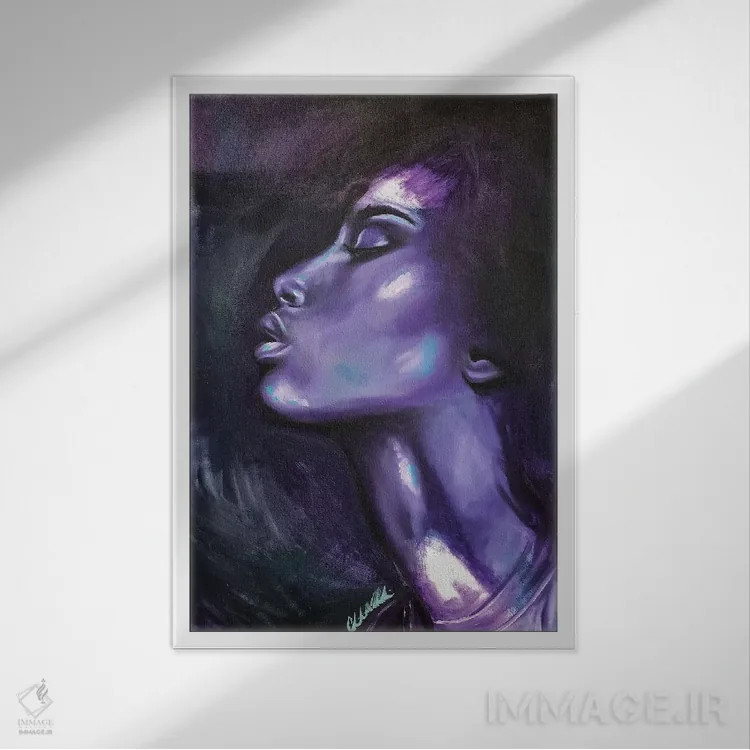 تابلو دکوراتیو پیش از آنکه بروم اثر استینا الیا - نمای قابدار سفید