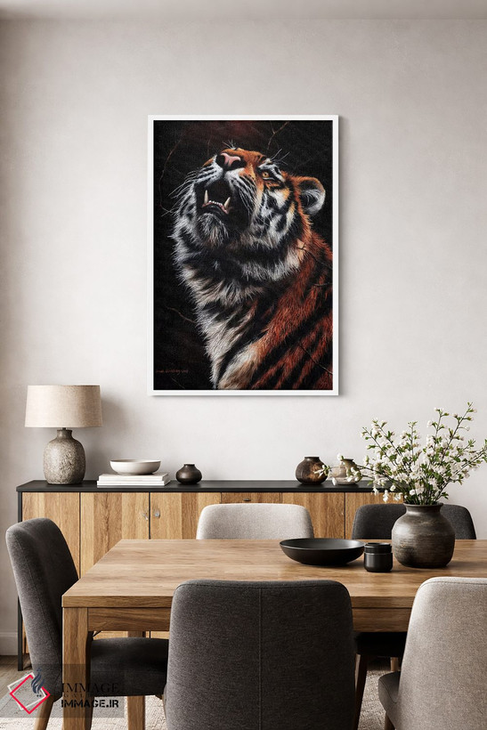 تابلو دکوراتیو ببر II اثر سارا استریبلینگ - D3W
