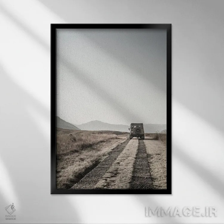 تابلو دکوراتیو مدافع اثر عکس های کلینت - نمای قابدار مشکی