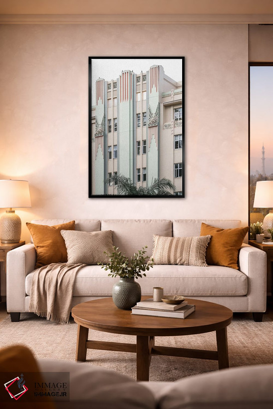 تابلو دکوراتیو آرت دکو اثر عکس های کلینت - D3B