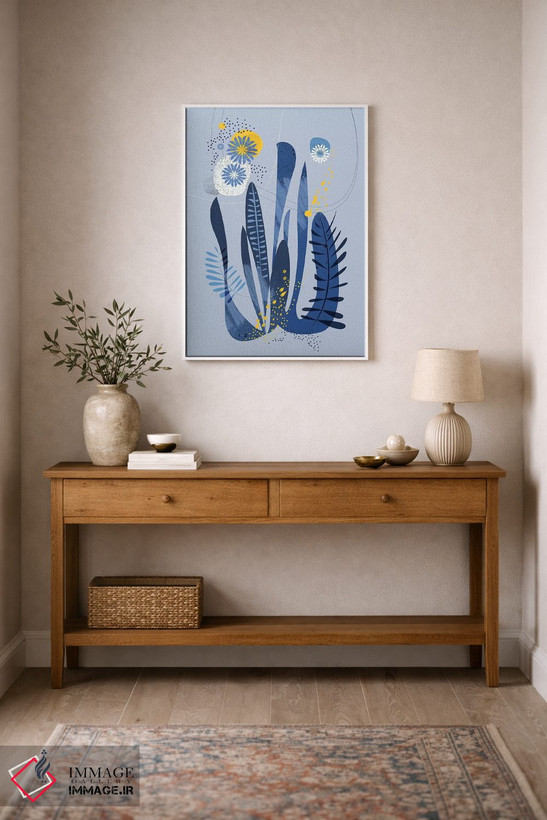 تابلو انتزاعی افسون شده اثر هنر و تصویرسازی سول کاری - D1W