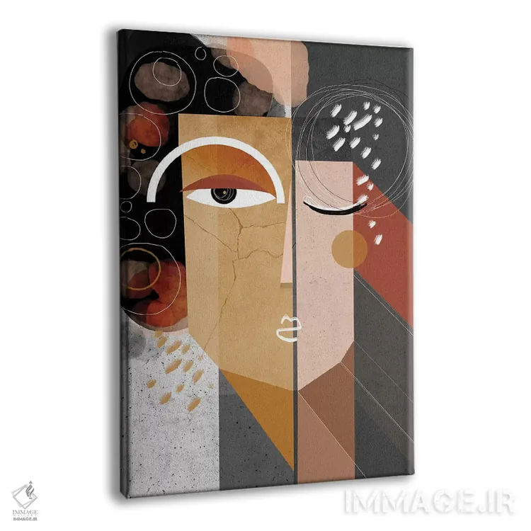 تابلو دکوراتیو زمین اثر هنر و تصویرسازی سول کاری - نمای پرسپکتیو محصول