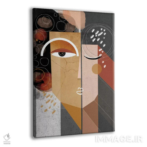 تابلو دکوراتیو زمین اثر هنر و تصویرسازی سول کاری - نمای پرسپکتیو محصول