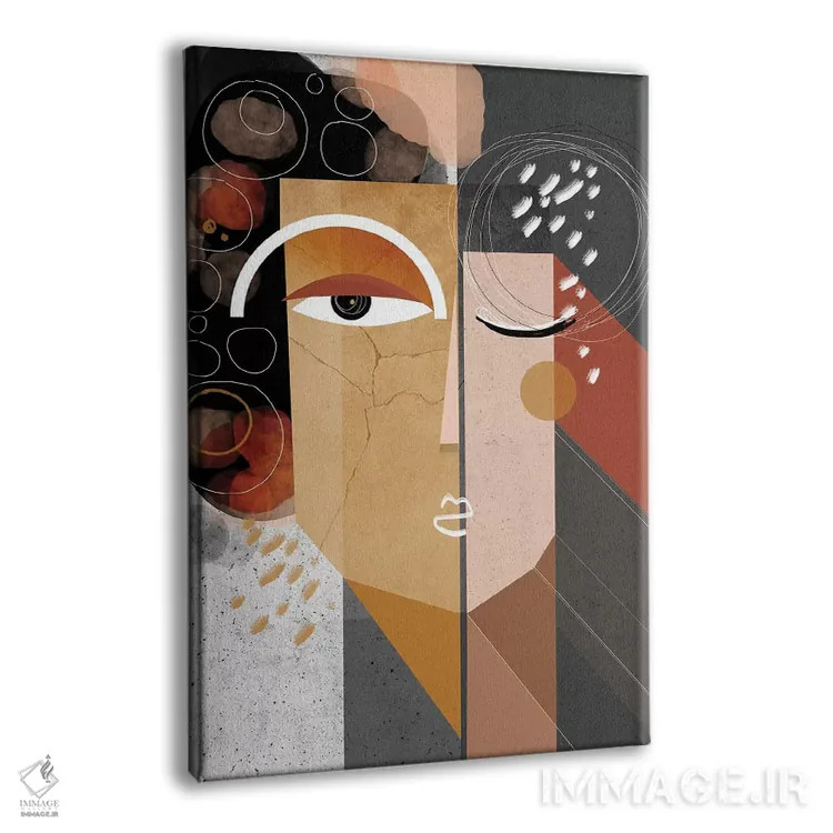 تابلو دکوراتیو زمین اثر هنر و تصویرسازی سول کاری - نمای پرسپکتیو محصول