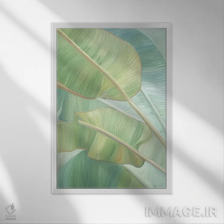 تابلو دکوراتیو شروعی تازه اثر سارا کادل - نمای قابدار سفید