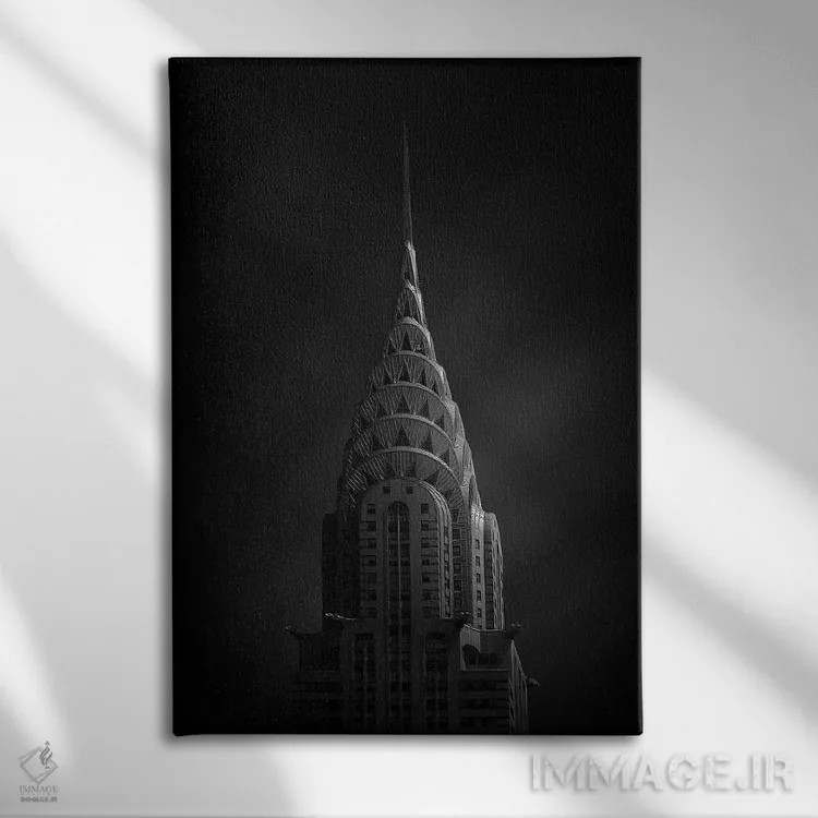 تابلو دکوراتیو ساختمان کرایسلر اثر سباستین دل گروسو - نمای روبهرو روی دیوار
