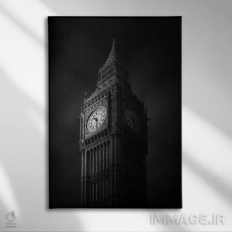 تابلو دکوراتیو بیگ بن ۱ اثر سباستین دل گروسو - نمای روبهرو روی دیوار