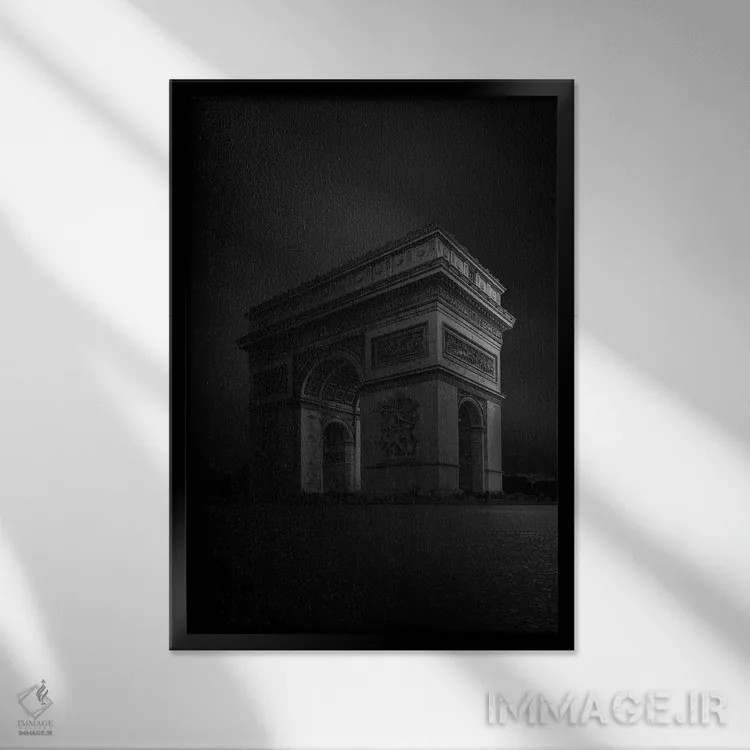 تابلو دکوراتیو طاق پیروزی اثر سباستین دل گروسو - نمای قابدار مشکی