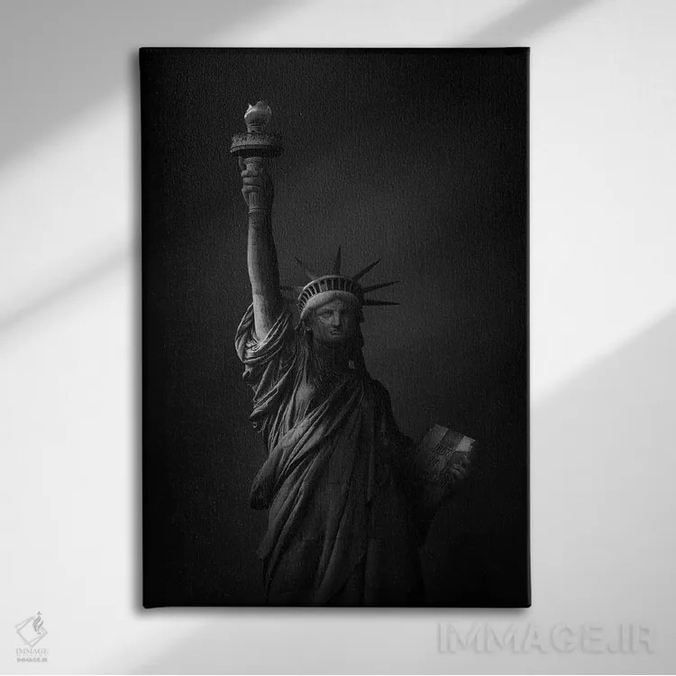 تابلو دکوراتیو مجسمه آزادی اثر سباستین دل گروسو - نمای روبهرو روی دیوار