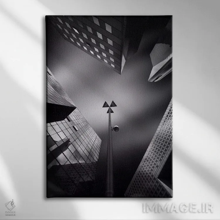 تابلو دکوراتیو ناحیه کنترل شده اثر سباستین دل گروسو - نمای روبهرو روی دیوار