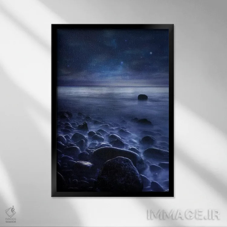 تابلو دکوراتیو وجود اثر سباستین دل گروسو - نمای قابدار مشکی