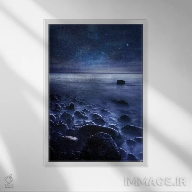 تابلو دکوراتیو وجود اثر سباستین دل گروسو - نمای قابدار سفید