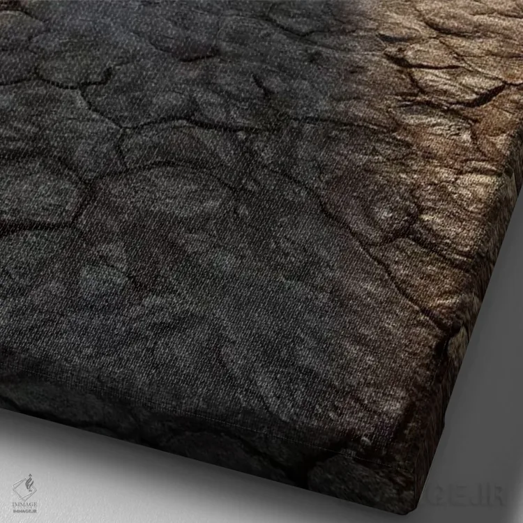 تابلو دکوراتیو بازماندگان گذشته ۱ اثر سباستین دل گروسو - نمای نزدیک بافت بوم