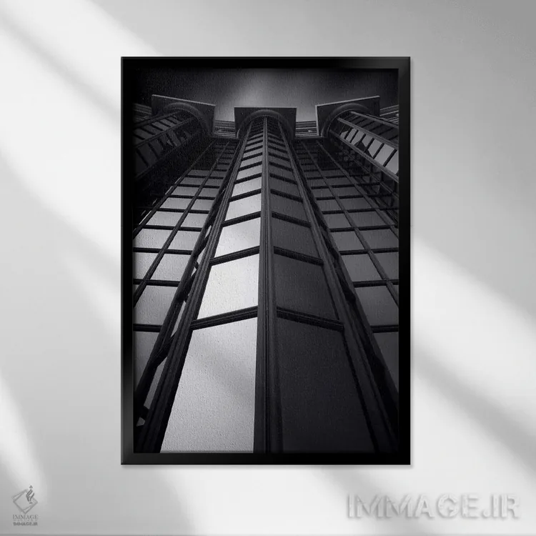 تابلو دکوراتیو پاکی سئول شماره ۲ اثر سباستین دل گروسو - نمای قابدار مشکی