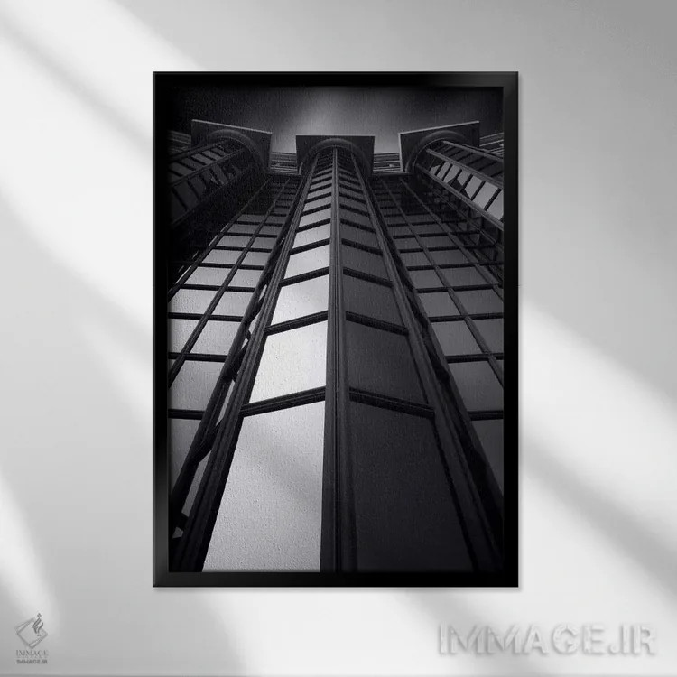 تابلو دکوراتیو پاکی سئول شماره ۲ اثر سباستین دل گروسو - نمای قابدار مشکی