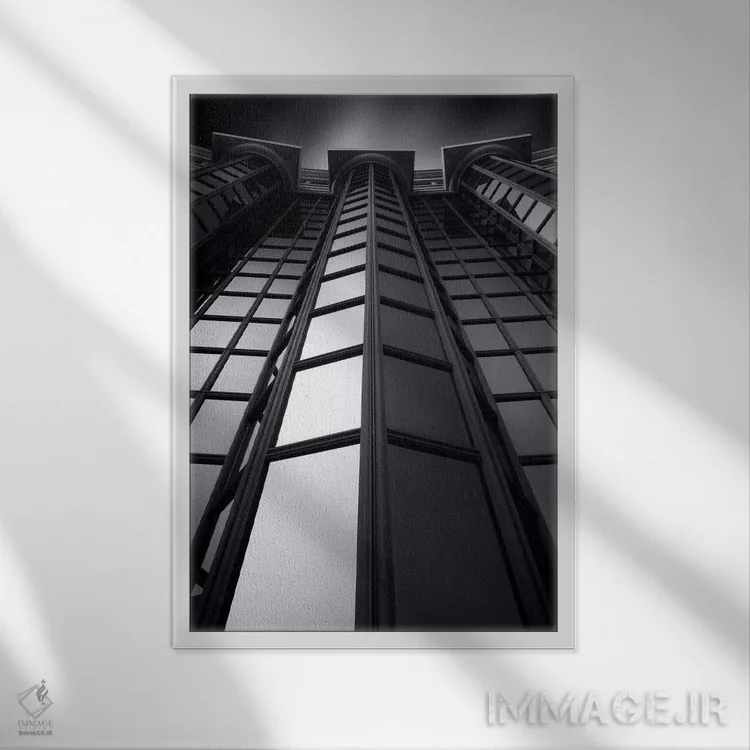 تابلو دکوراتیو پاکی سئول شماره ۲ اثر سباستین دل گروسو - نمای قابدار سفید