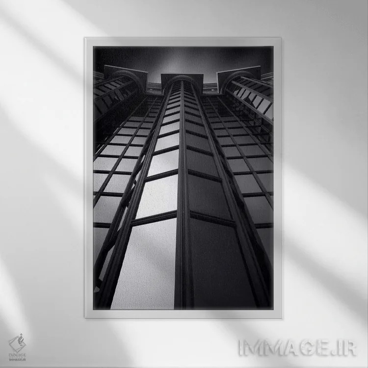 تابلو دکوراتیو پاکی سئول شماره ۲ اثر سباستین دل گروسو - نمای قابدار سفید