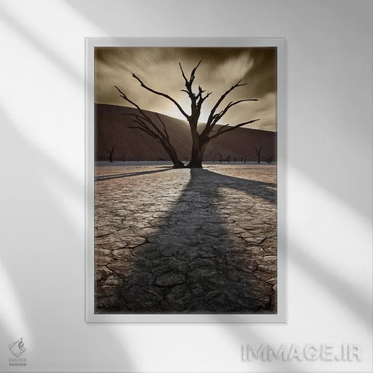 تابلو دکوراتیو بازماندگان گذشته ۲ اثر سباستین دل گروسو - نمای قابدار سفید
