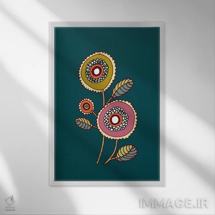 تابلو دکوراتیو ماریانو ۳ اثر سیلوی دمر - نمای قابدار سفید