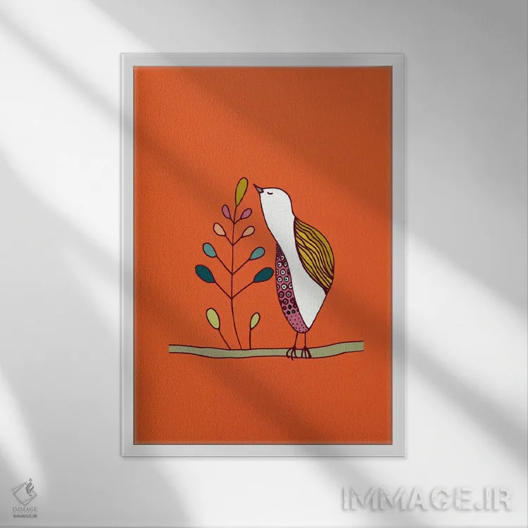 تابلو دکوراتیو ماریانو ۲ اثر سیلوی دمر - نمای قابدار سفید