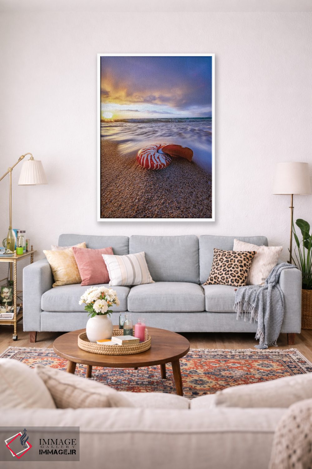 تابلو دکوراتیو اختاپوس ببر اثر شان دیوی - D1W