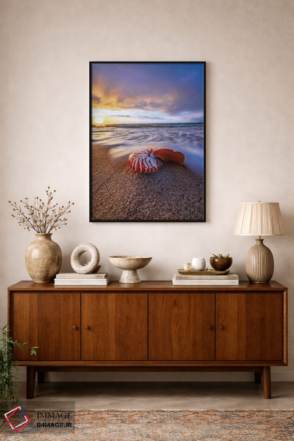 تابلو دکوراتیو اختاپوس ببر اثر شان دیوی - D2B