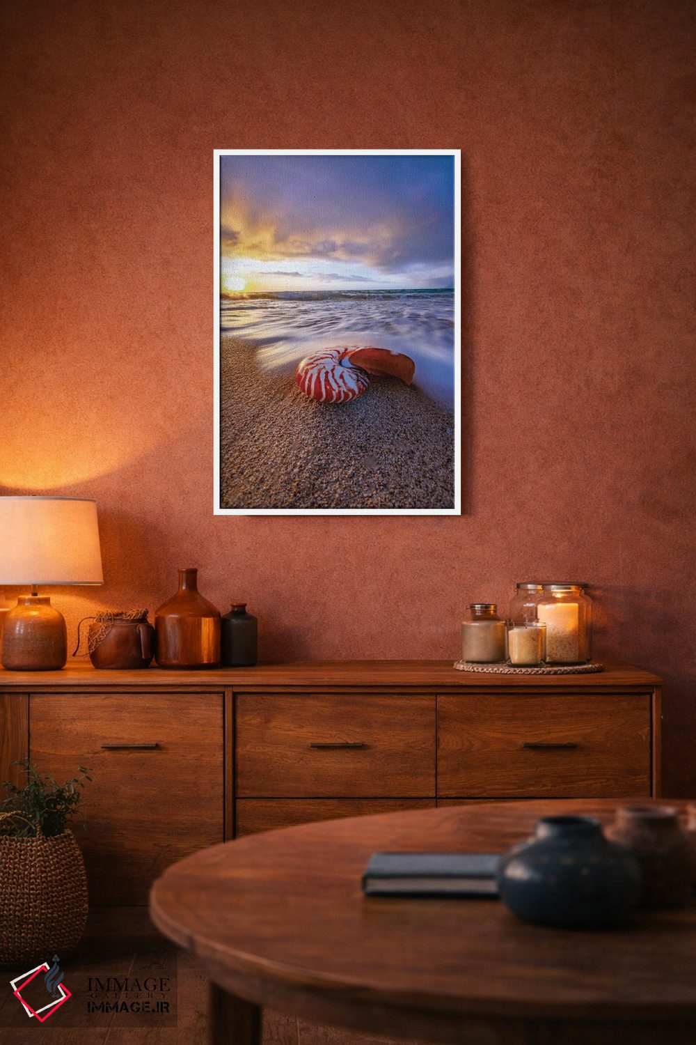 تابلو دکوراتیو اختاپوس ببر اثر شان دیوی - D4W