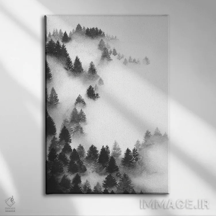 تابلو دکوراتیو وفور اثر ملیسا سلمین - نمای روبهرو روی دیوار