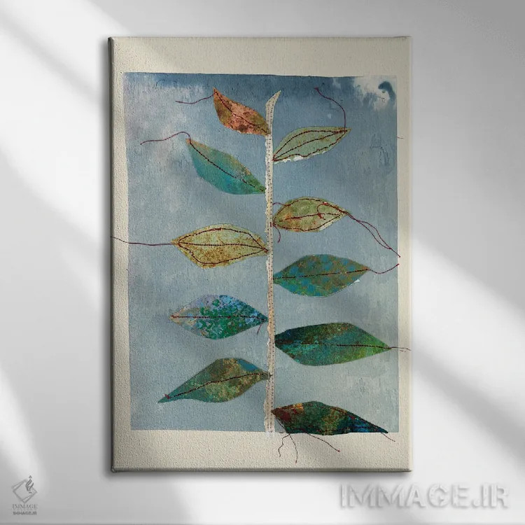تابلو دکوراتیو ترمیم و رشد ۲۲.۱ اثر سارا اورت - نمای روبهرو روی دیوار