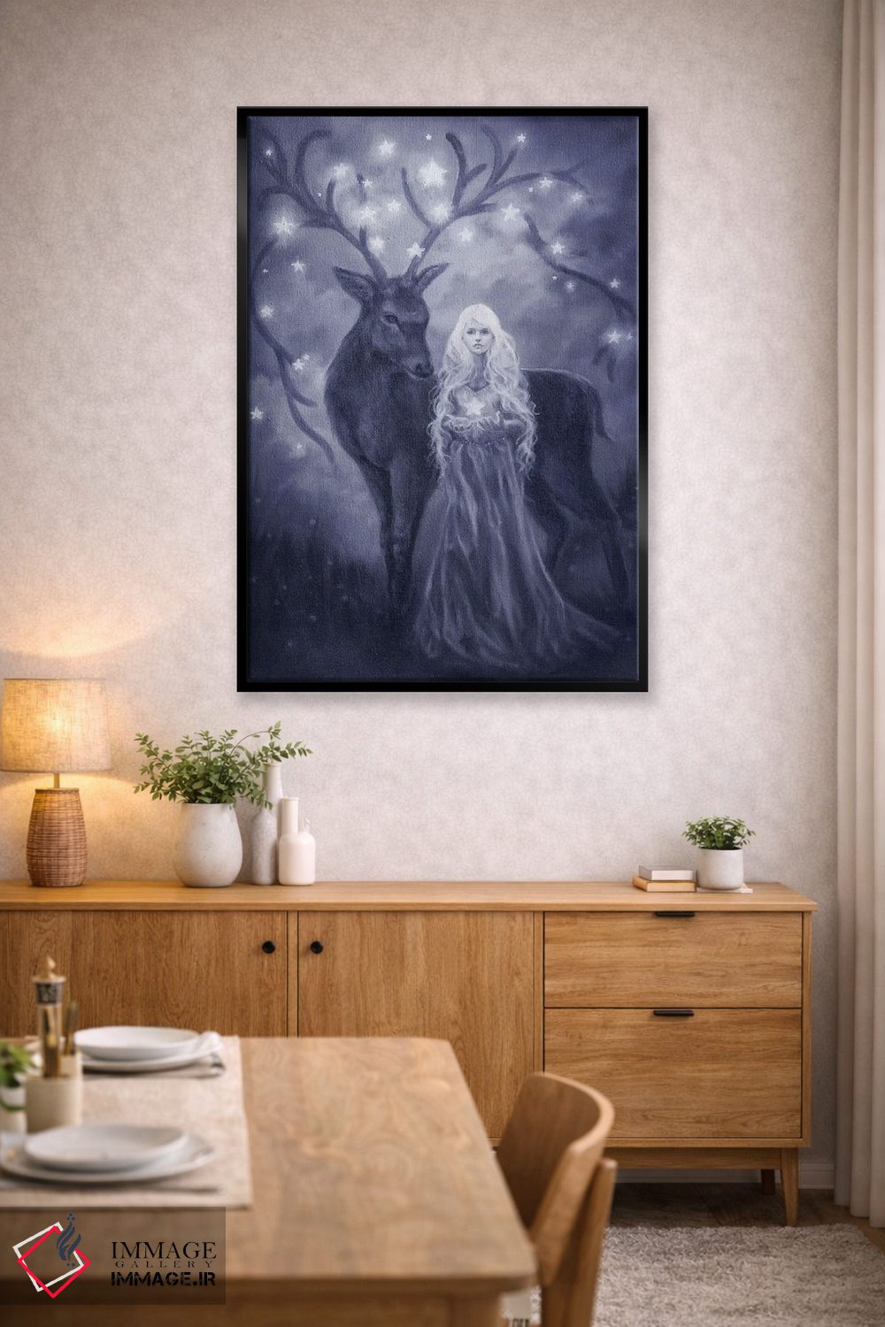 تابلو دکوراتیو هدیه نور ستارگان ۲ اثر سلینا فنک - D6B