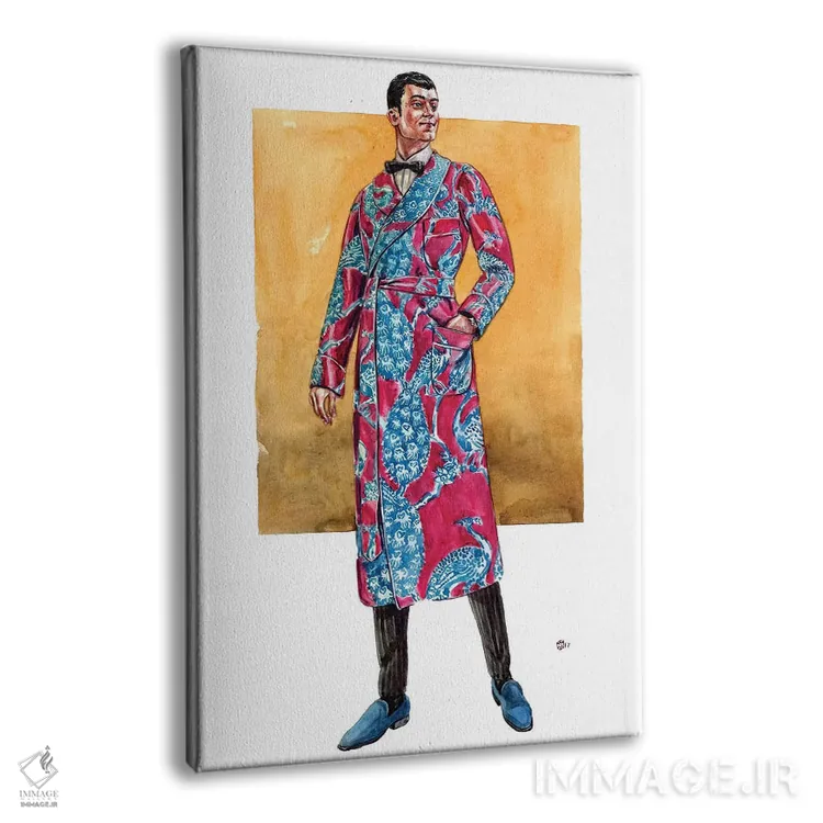 تابلو دکوراتیو استایل عصرگاهی اثر سان فلومن - نمای پرسپکتیو محصول