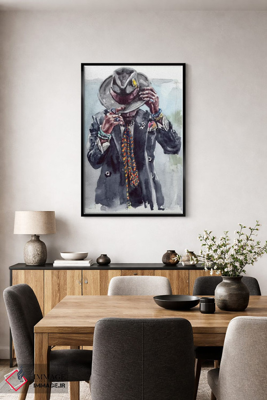 تابلو دکوراتیو استایل مردانه ۳ اثر سان فلومن - D4B
