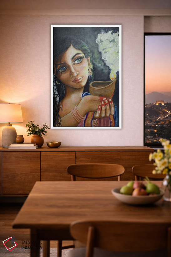 تابلو دکوراتیو نور اثر سانگیتا بانسال - D2W