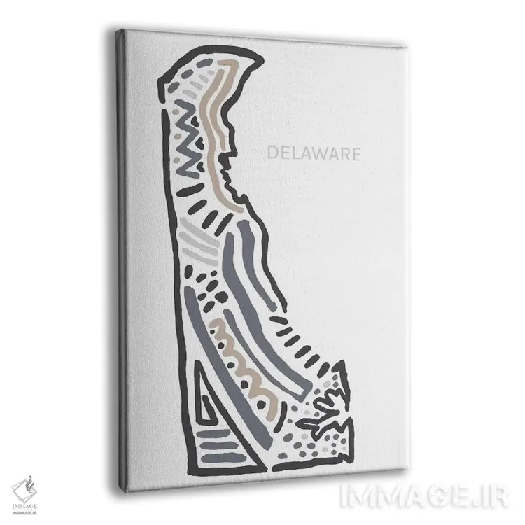 تابلو دکوراتیو دلاور اثر استیتمنت گودز - نمای پرسپکتیو محصول