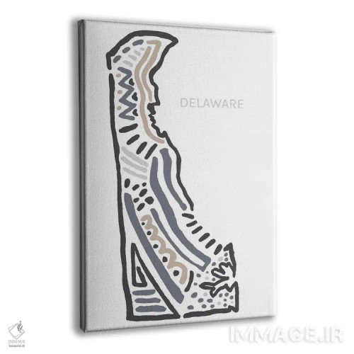 تابلو دکوراتیو دلاور اثر استیتمنت گودز - نمای پرسپکتیو محصول