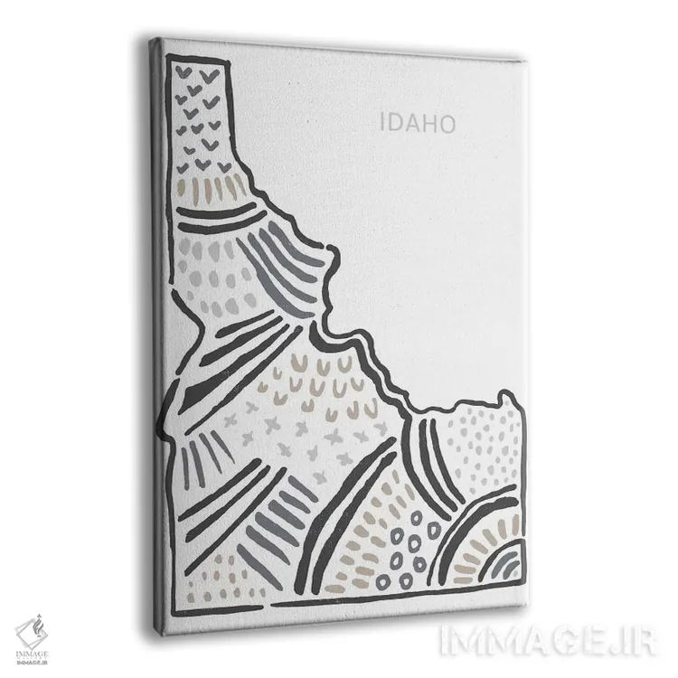 تابلو دکوراتیو آیداهو اثر استیتمنت گودز - نمای پرسپکتیو محصول