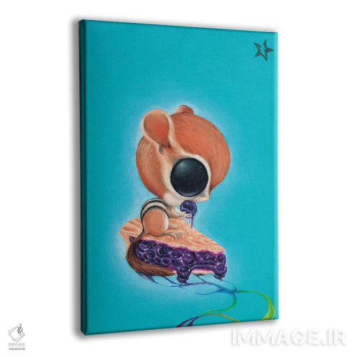 تابلو دکوراتیو خوشمزه اثر شوگر فیولد - نمای پرسپکتیو محصول