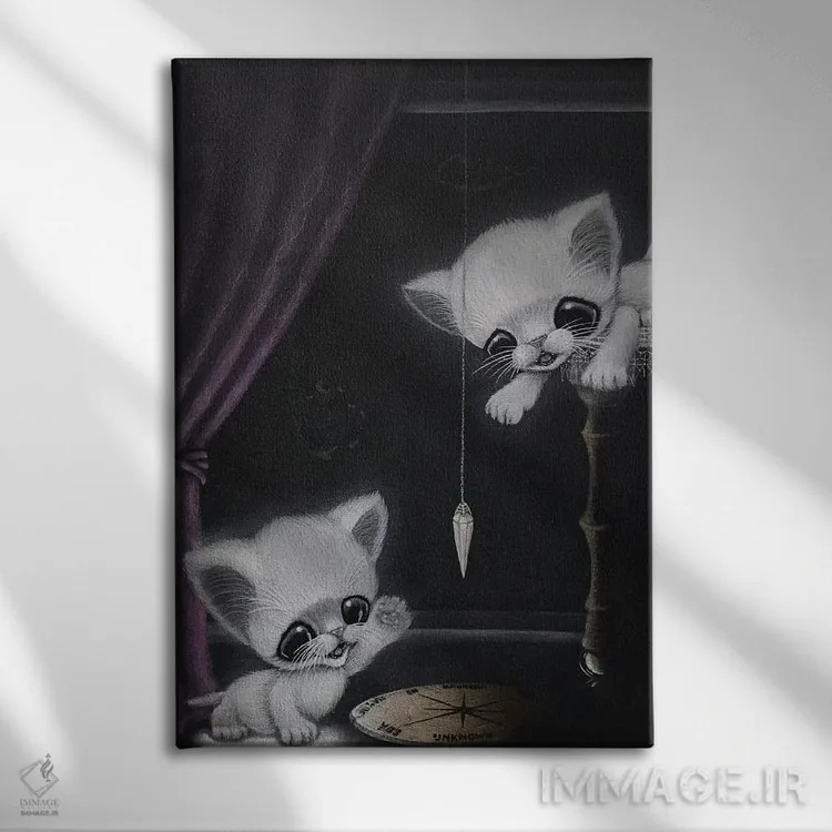 تابلو دکوراتیو فانتاسمگوریای وحشی اثر شوگر فیولد - نمای روبهرو روی دیوار