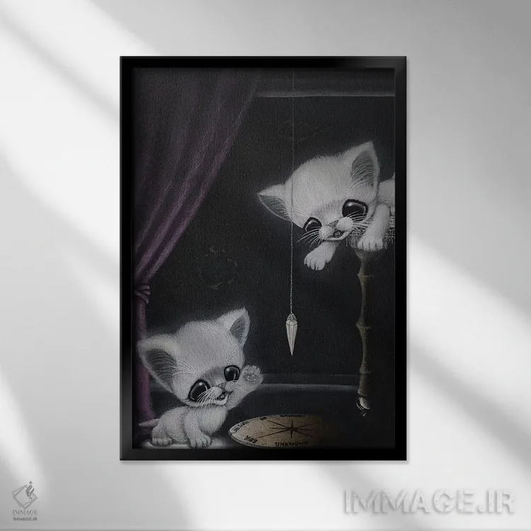 تابلو دکوراتیو فانتاسمگوریای وحشی اثر شوگر فیولد - نمای قابدار مشکی