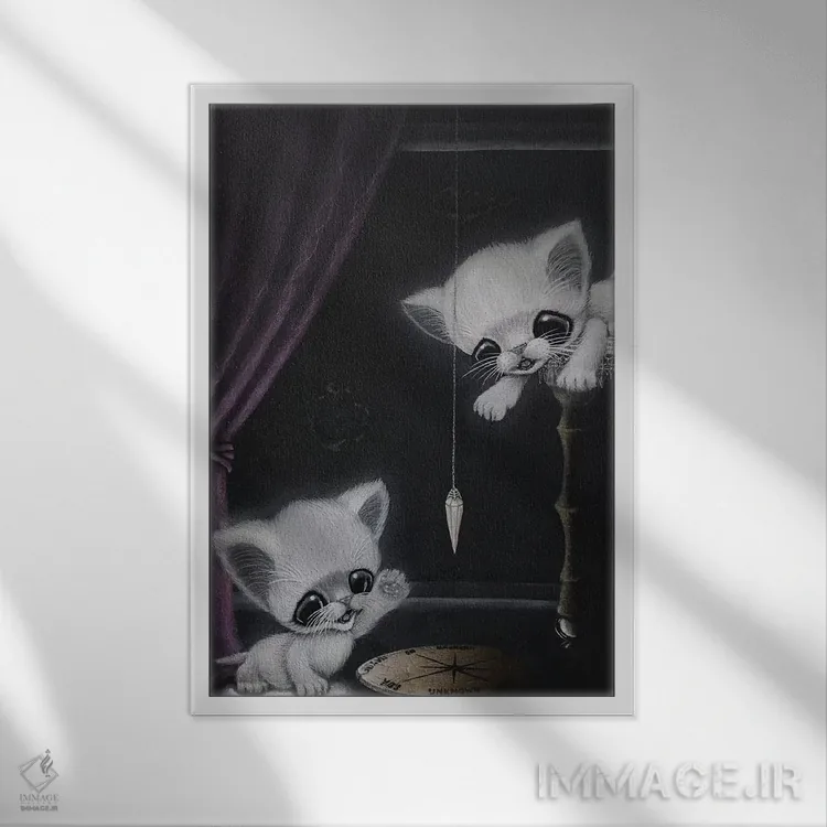 تابلو دکوراتیو فانتاسمگوریای وحشی اثر شوگر فیولد - نمای قابدار سفید