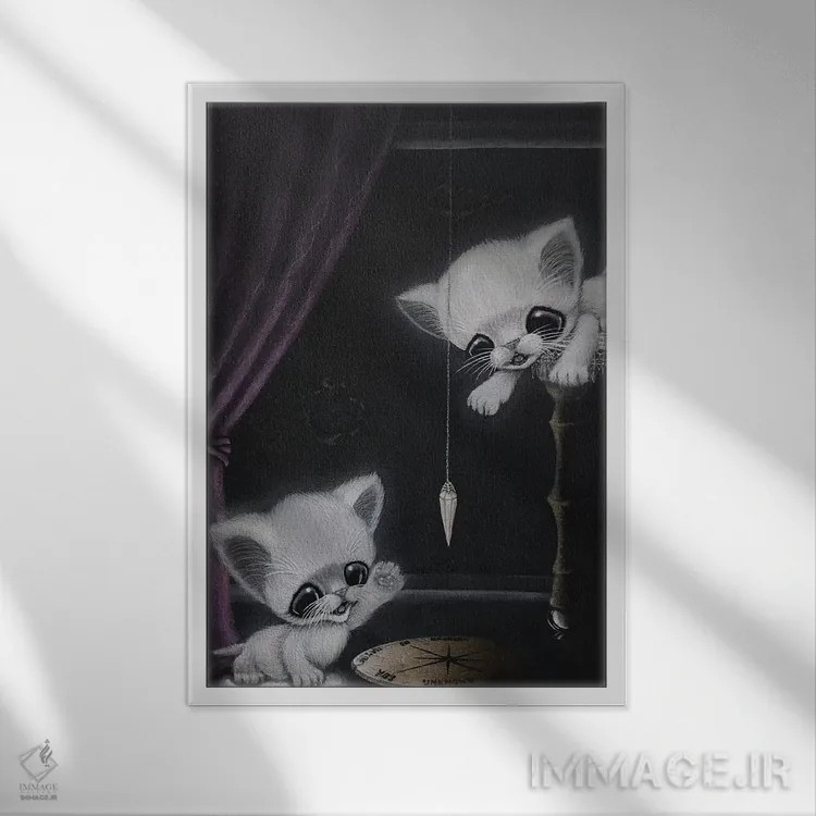 تابلو دکوراتیو فانتاسمگوریای وحشی اثر شوگر فیولد - نمای قابدار سفید