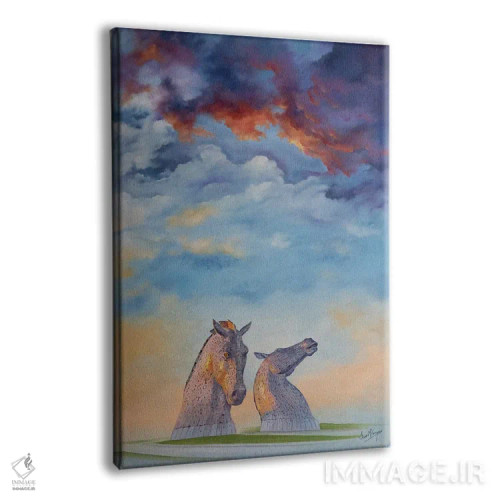 تابلو دکوراتیو کلمپیز اثر اسکات مک گرگور - نمای پرسپکتیو محصول