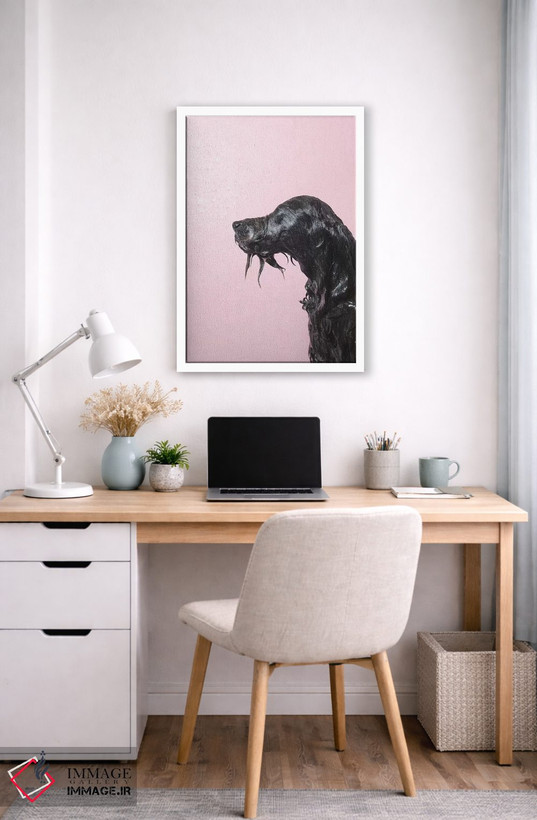 تابلو دکوراتیو Rerun,سگ خیس، ری ران اثر سوفی گامان - D5W